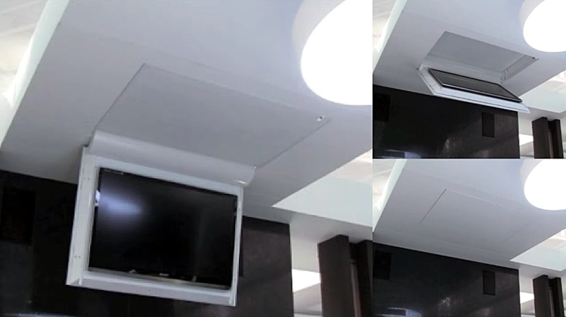 MFCL- Supporti tv motorizzati da soffitto per televisore a scomparsa