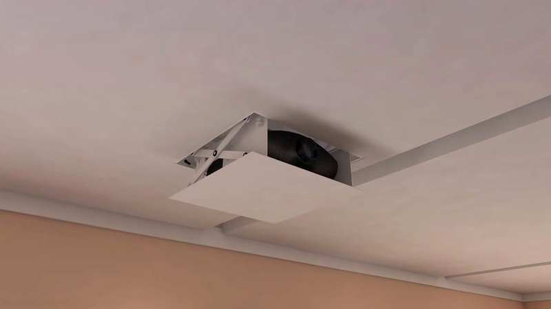 TV MOVING PD - Staffa motorizzata per videoproiettore a scomparsa soffitto